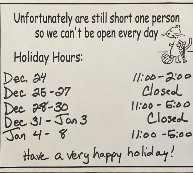 Our hours for the rest of December! Merry Christmas!

 #merrychristmas #shop #boutiqueshopping  #holiday #vintagecolorado #mandown #vintagecolorado